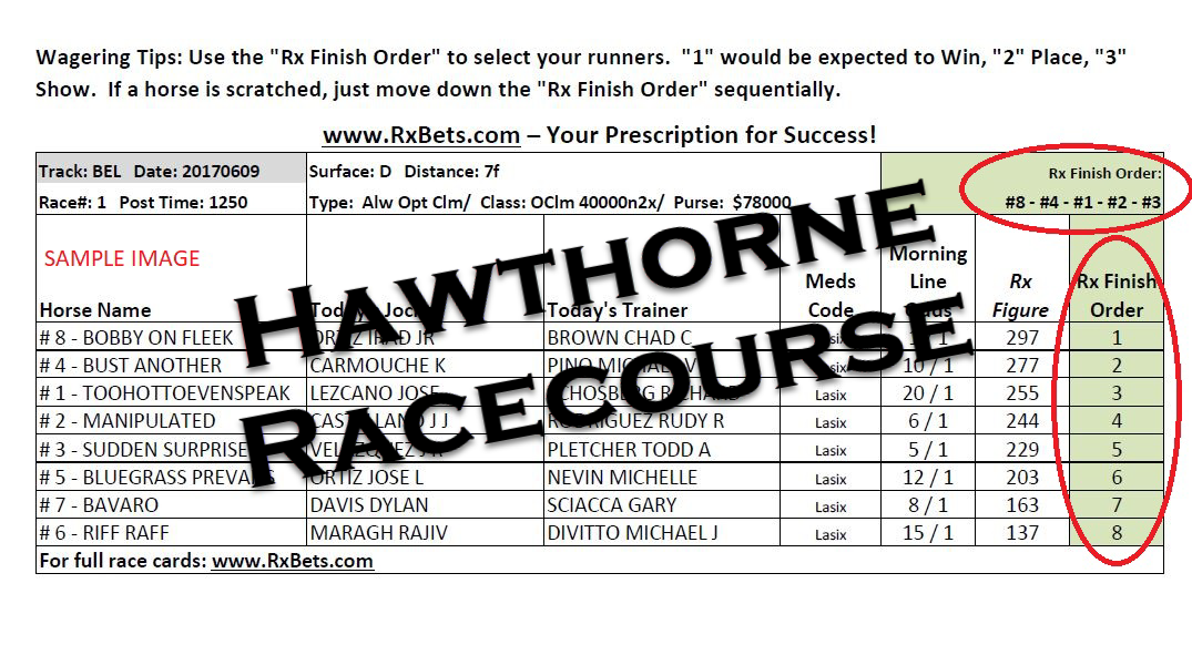 09/14/25 - Hawthorne Racecourse - Daily Selection Report
