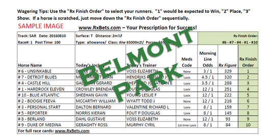 05/01/26 - Belmont @ Aqueduct - Daily Selection Report