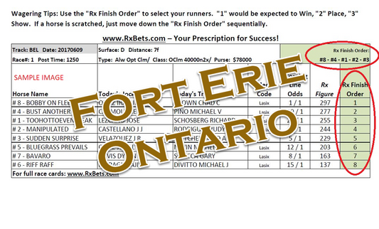 06/30/25 - Fort Erie Ontario - Daily Selection Report