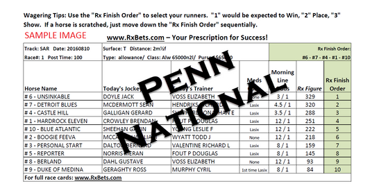 11/20/24 - Penn National - Daily Selection Report