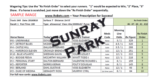 04/10/26 - Sunray Park - Daily Selection Report