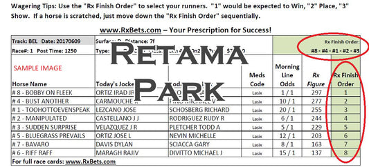 06/25/26 - Retama Park - Daily Selection Report
